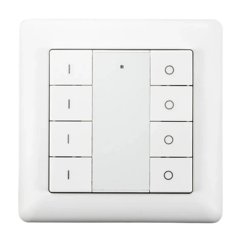 EcoDim Draadloze Zigbee wandschakelaar voor 4 groepen