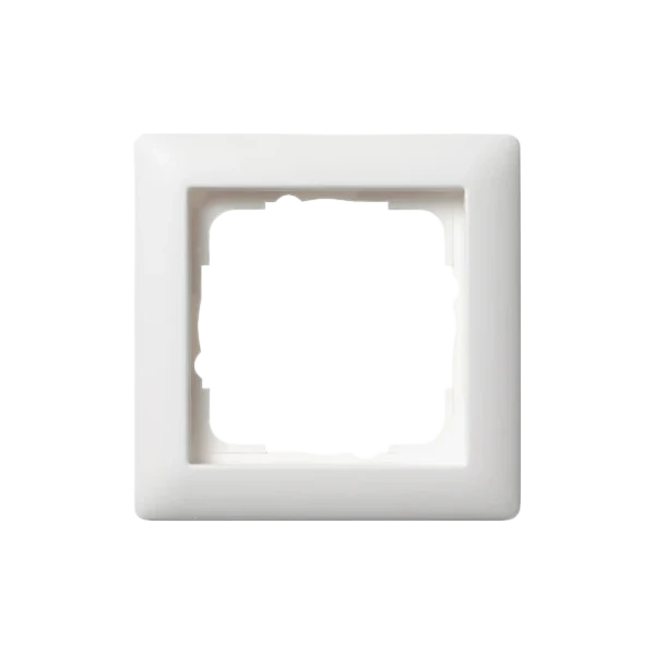 Gira afdekraam 1-voudig - standaard 55 zuiver wit mat (021104)