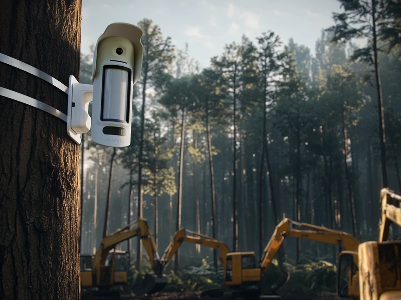 AJAX Bewegungsmelder "CurtainCam Outdoor HighMount (PhOD)" weiß