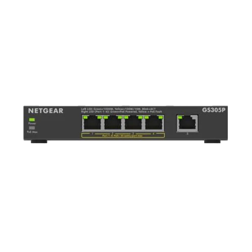 NetGear 5 Port PoE Gigabit Switch GS305P