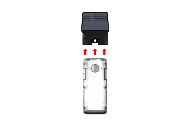 NexSun 2 in 1 | 1000 Lumen | Solar-Wandleuchte mit abnehmbarem Leuchtmittel