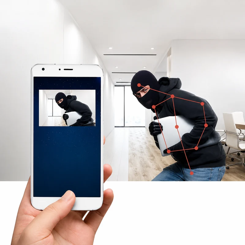 Mini-Kamera mit HD-Video und Nachtsicht – Kompakte Überwachungslösung für Innen- und Außenbereiche
