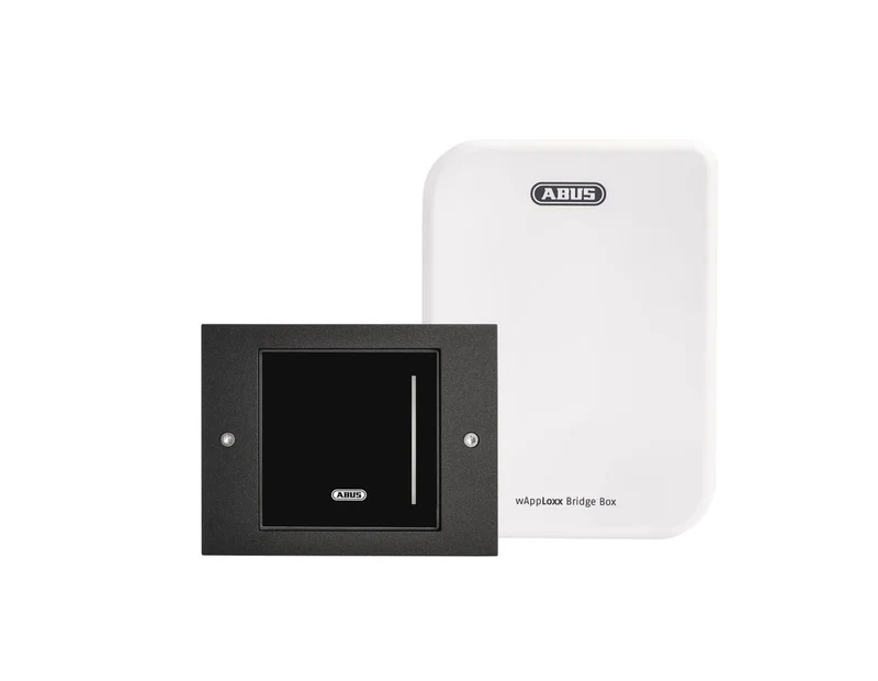WLX Pro Wall Reader-Set IP44 Access schwarz | ABUS ACSE00012