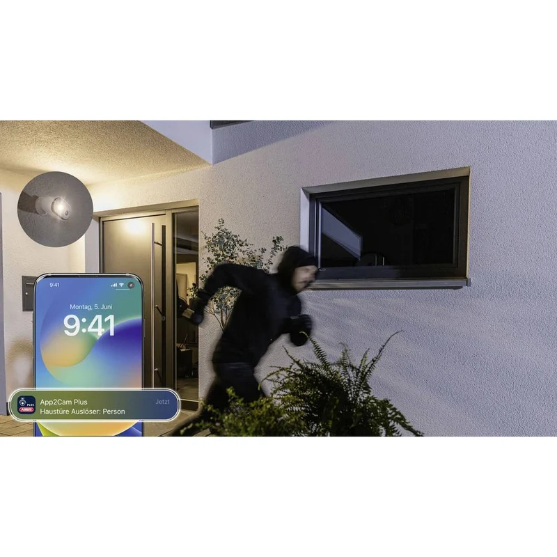 WLAN Akku Cam mit Basisstation | ABUS PPIC91000