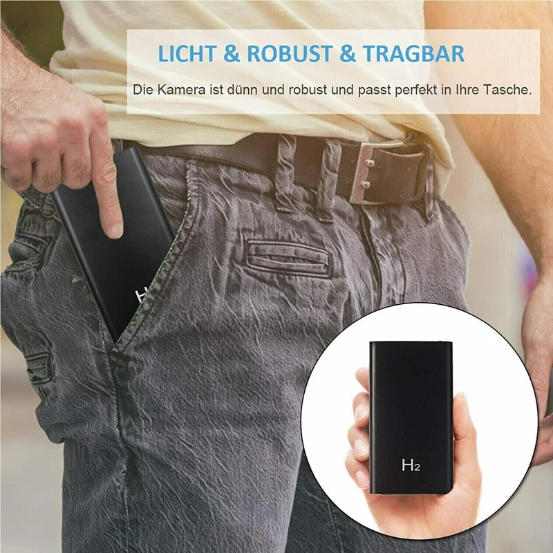 5000mAh Powerbank mit Versteckte Kamera Spycam Mini Video Ton Überwachungskamera Spionage Cam