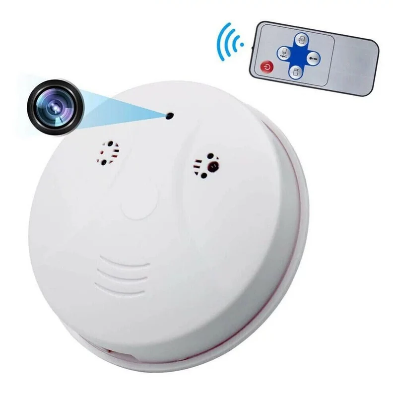 Rauchmelder mit versteckte getarnte Kamera Spycam Mini Cam Foto Video Ton Aufnahme