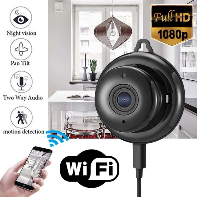 Mayitr 1pc Full HD 1080P Mini Wireless WIFI IP Camera Night Vision Mini Camcorders Kits for Home Security CCTV