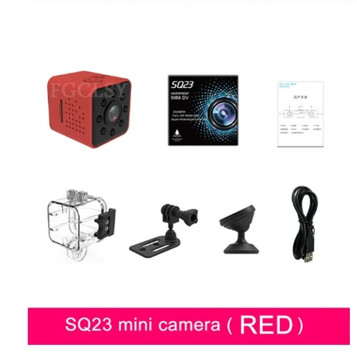 FGCLSY WIFI Mini Camera SQ23 FULL HD 1080P Night Vision Cam With Waterproof Shell DVR CMOS video Sensor Recorder Camcorder