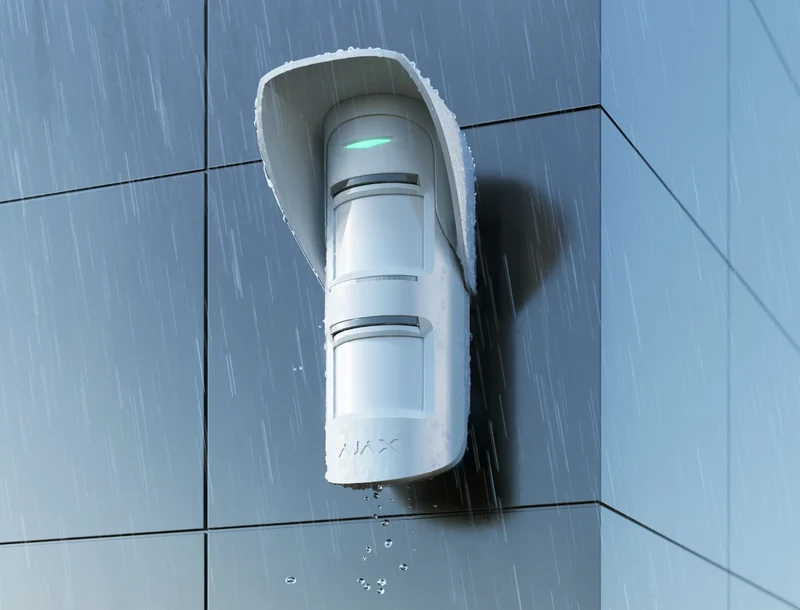 AJAX Regenabdeckung "Hood" für "MotionProtect Outdoor" weiß
