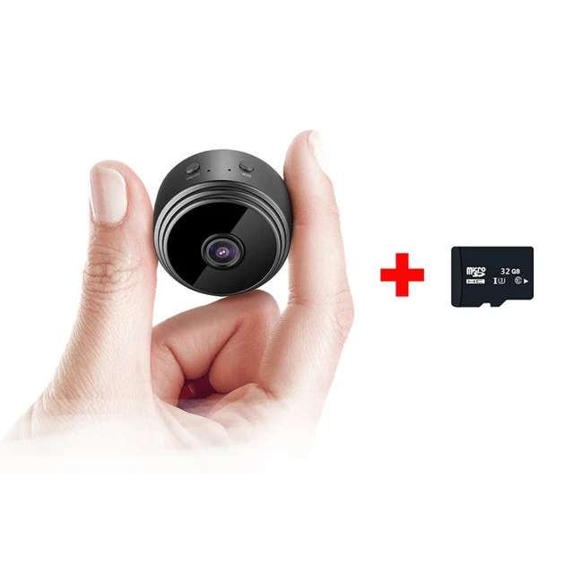 Mini Camera, Home Security Camera WiFi, Night Vision 1080P Wireless Surveillance Camera, Remote Monitor Phone App