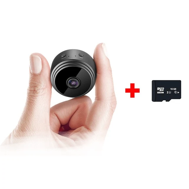 Mini Camera, Home Security Camera WiFi, Night Vision 1080P Wireless Surveillance Camera, Remote Monitor Phone App