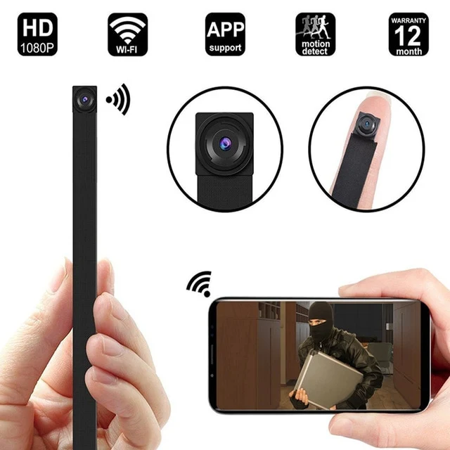 2019 Newest 1080P Full HD H.264 Ultra Mini WIFI Flexible Camera Video Audio Recorder Motion Detection Camcorder IP P2P