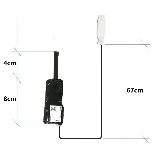 4k Wifi Mini Kamera Wlan IP Live Knopf Überwachungskamera + Spy Headset Spion Kopfhörer