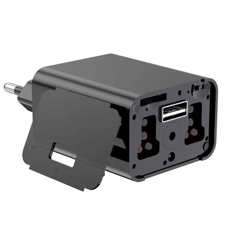 Usb Ladegerät Versteckte Full HD Kamera Mini Spycam Video Ton Aufnahme Nachtsicht Bewegungsmelder