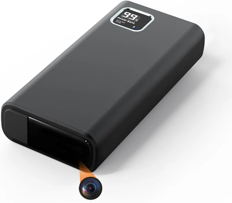2K Powerbank Spycam Versteckte Mini Kamera Video Überwachungskamera Bewegungsmelder Nachtsicht